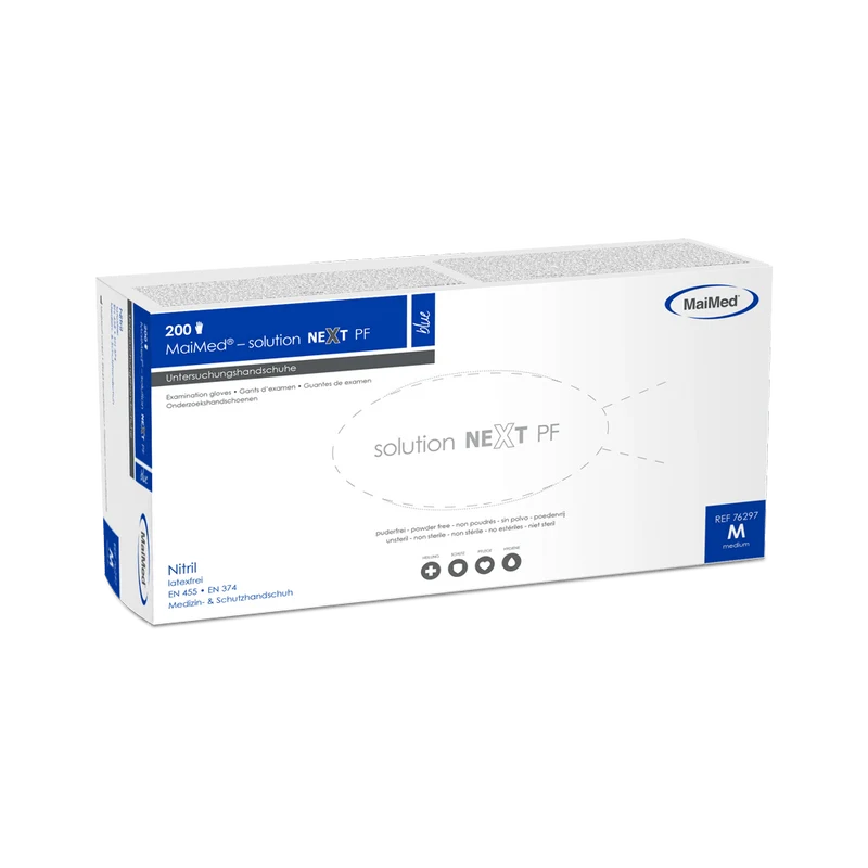 MaiMed-solution next blue Nitril-Handschuhe unsteril, Latexfrei zu 200 St./Box