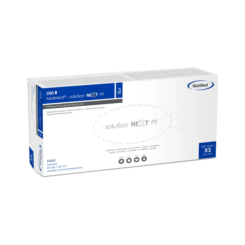 MaiMed-solution next blue Nitril-Handschuhe unsteril, Latexfrei zu 200 St./Box