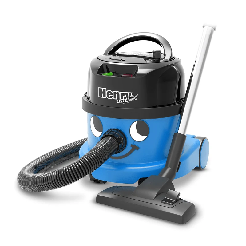 Numatic Staubsauger „Henry 170 Plus" PPR170-11, blau/schwarz, inklusive Zubehörset AS0 32 mm | Packung (1 Stück)