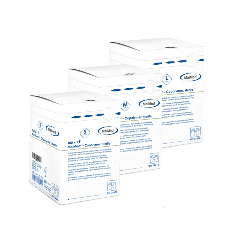 MaiMed-Copolymer-steril, Einmal-Handschuhe