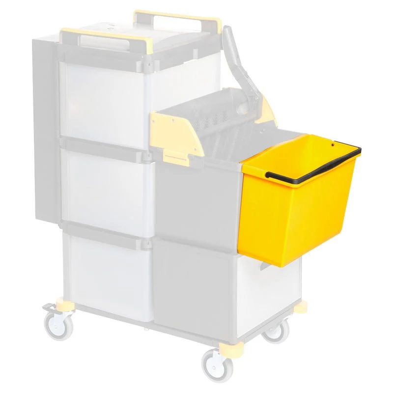 VERMOP Box 12 L gelb zum Einhängen, 39 x 18 x 26 cm | 1 Stück