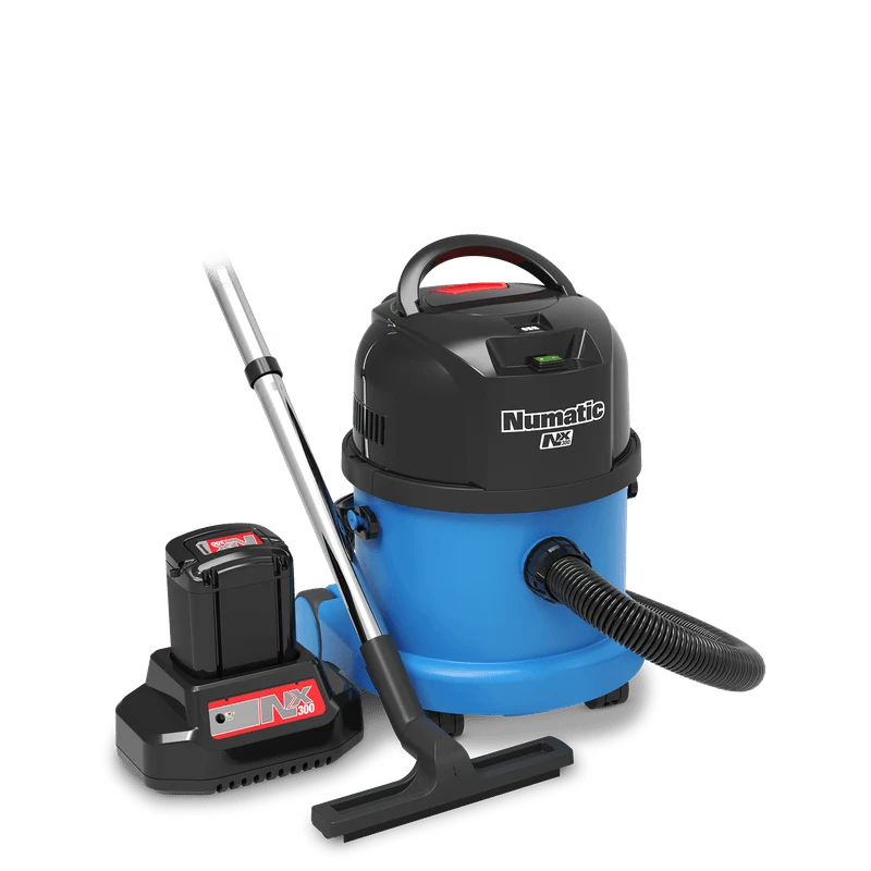Numatic Batterie-Nass- und Trockensauger WBV370NX/1, blau, Zubehörset A11/85 | Packung (1 Stück)