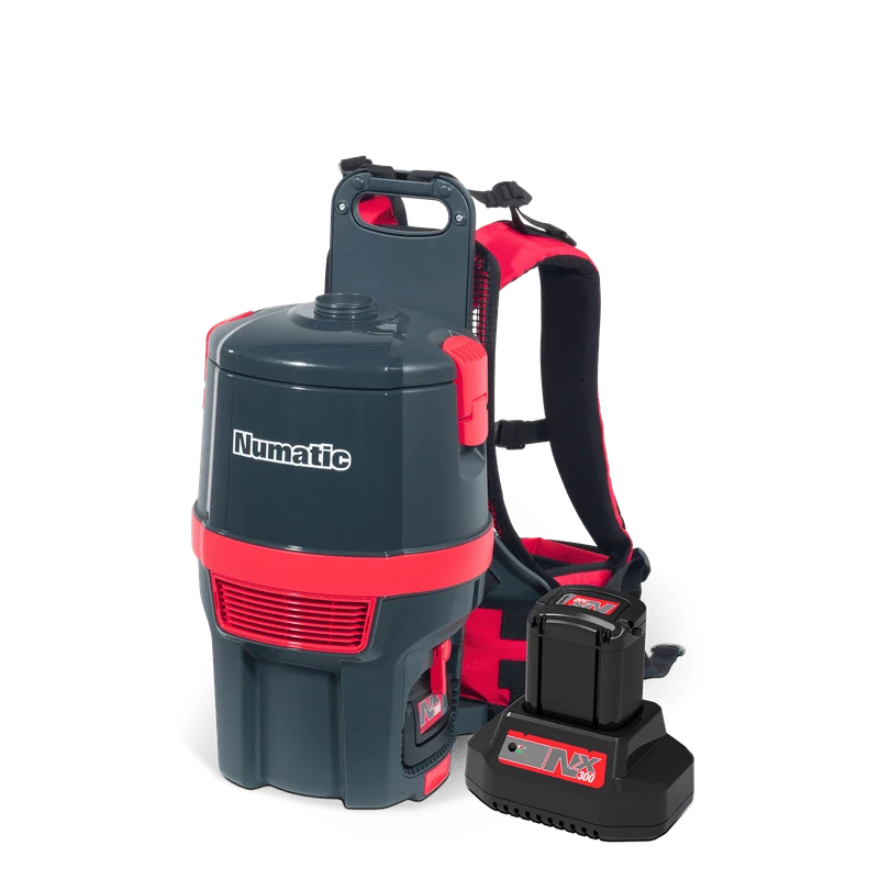 Numatic Batterie-Rucksacksauger RSB150NX/1, graphit, Zubehörset AA30E | Packung (1 Stück)