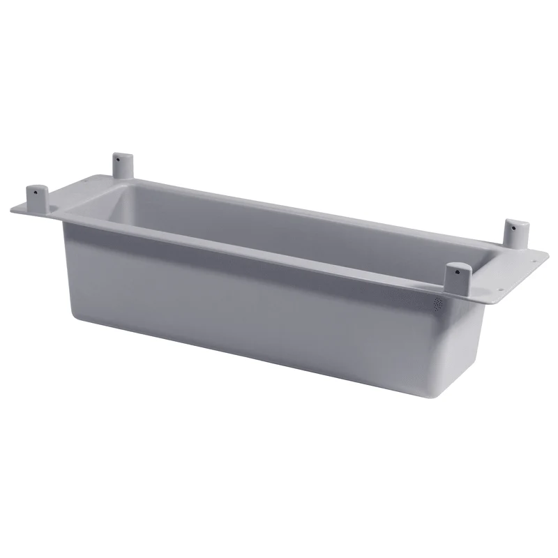 Numatic Ablageschale schmal zum Befestigen von TopBox, grau | Packung (1 Stück)