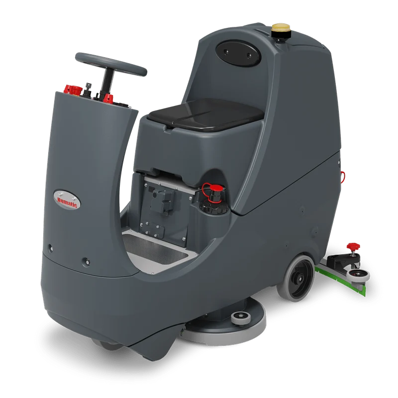 Numatic Aufsitz-Scheuersaugmaschine CRL8072T inkl. integriertem Ladegerät u. TenTec-Bürsten | Packung (1 Stück)