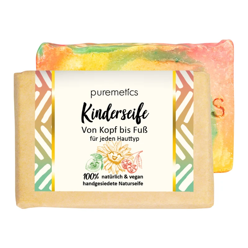 puremetics Kinderseife "Von Kopf bis Fuß"