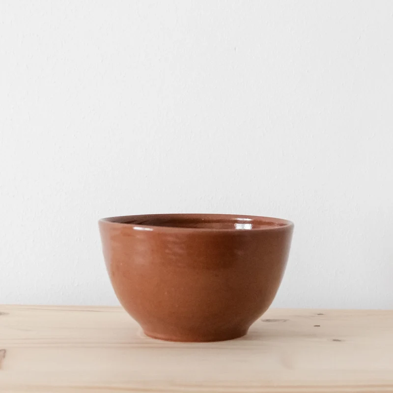 atisan Reis Schüssel "Chara" terracotta