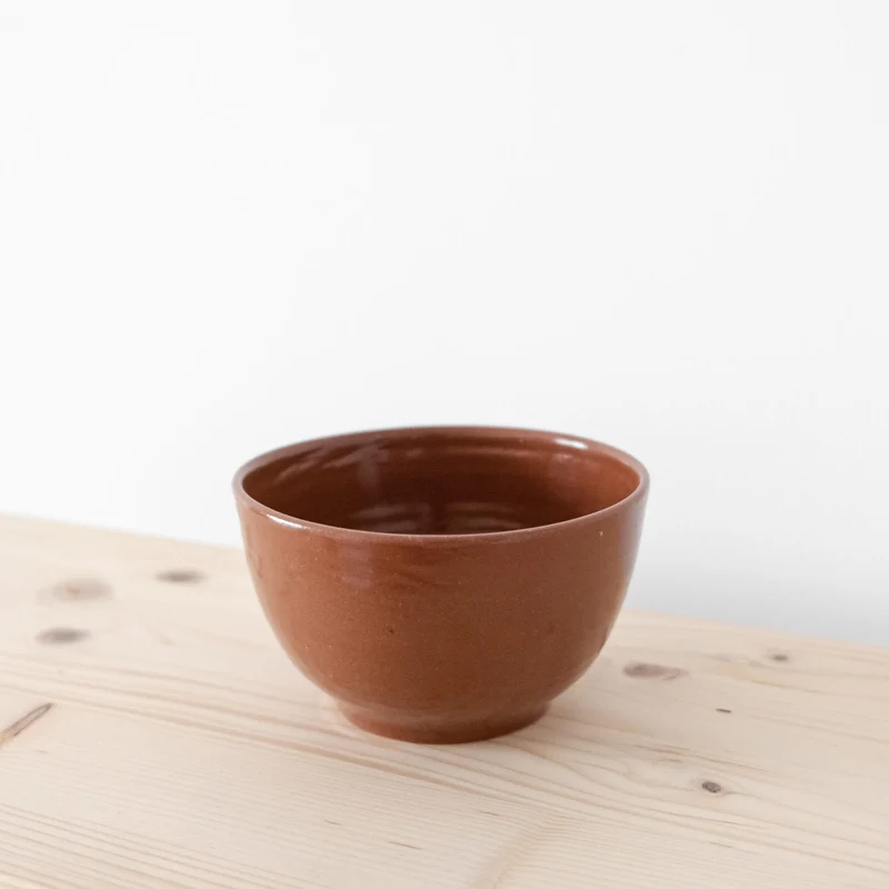 atisan Reis Schüssel "Chara" terracotta
