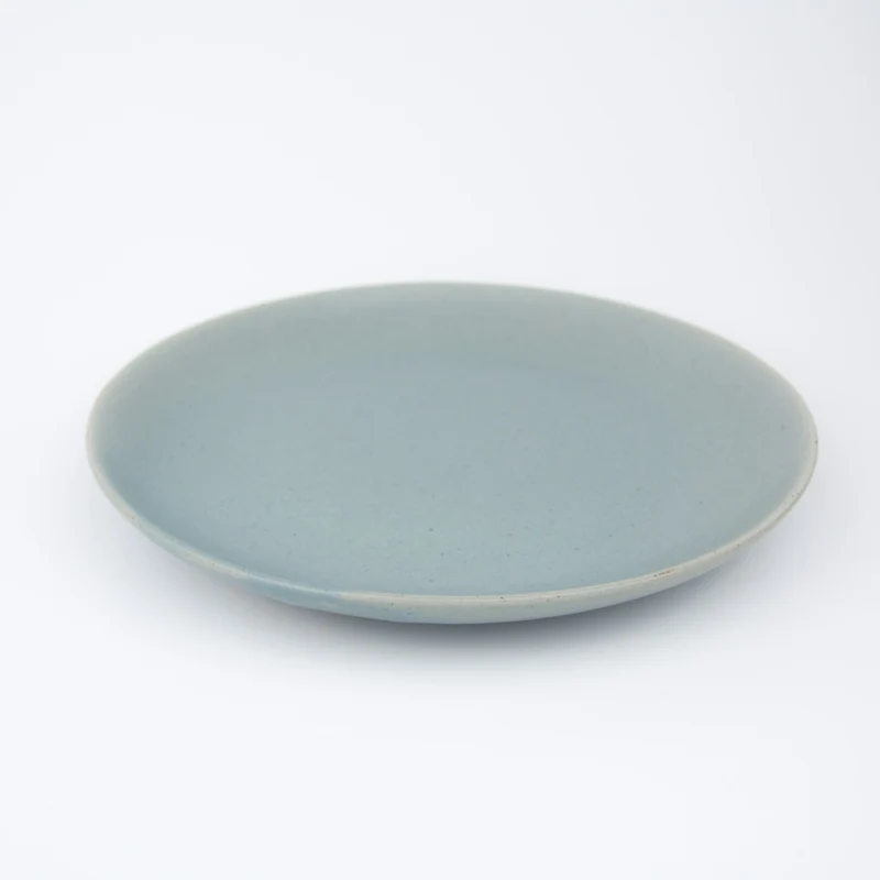 atisan Steingut Dessertteller "Badai" stein-blau
