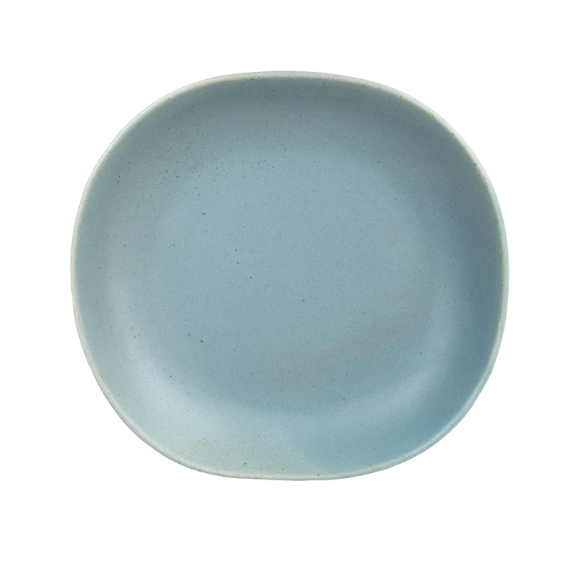atisan Steingut Pastateller "Badai" stein-blau