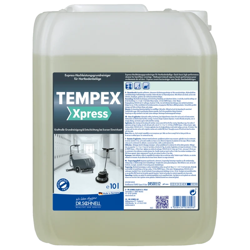 Dr. Schnell TEMPEX XPRESS Express-Hochleistungsreiniger für Hartböden | Kanister (10 l)