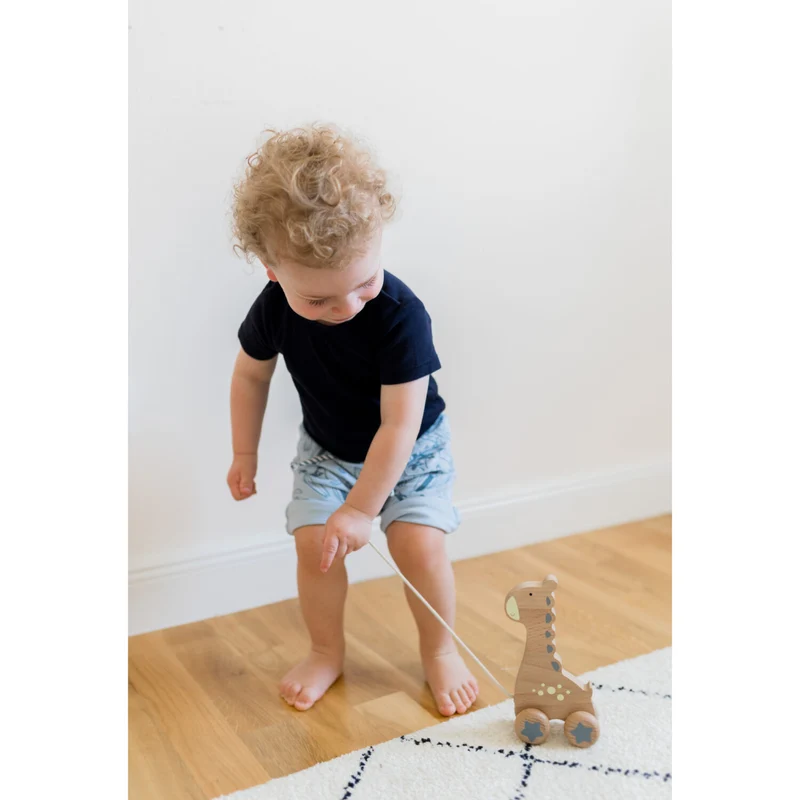 KINDSGUT Holz-Ziehtier "Giraffe"
