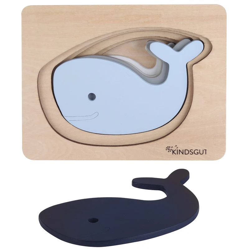 Kindsgut Tier-Puzzle "Wal"