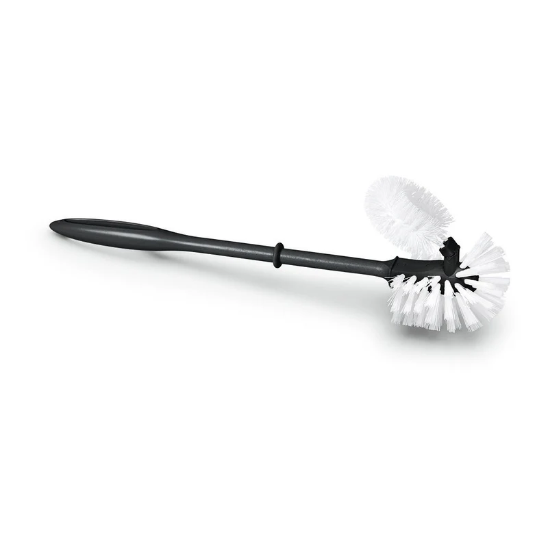 Nölle Profi Brush WC-Bürste mit Randreiniger aus Regranulat, groß | 1 Stück