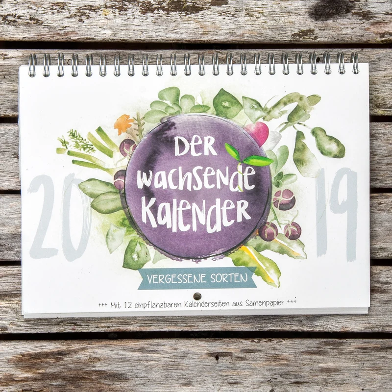 Der wachsende Kalender "Vergessene Sorten"