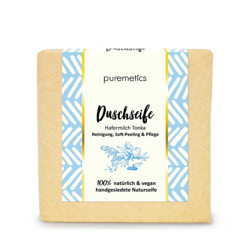 puremetics Duschseife "Hafermilch Tonka"