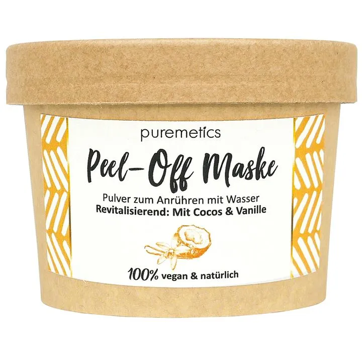 puremetics Peel-Off Maske Revitalisierend - Mit Cocos & Vanille