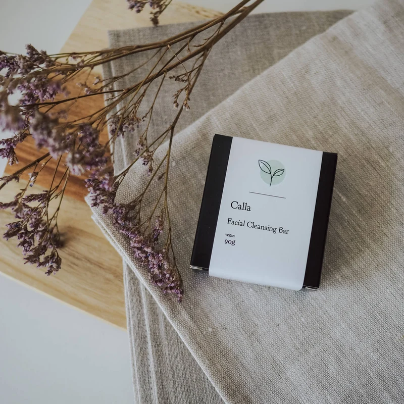 YUKA natural cosmetics "Calla" Vegan Facial Cleansing Bar