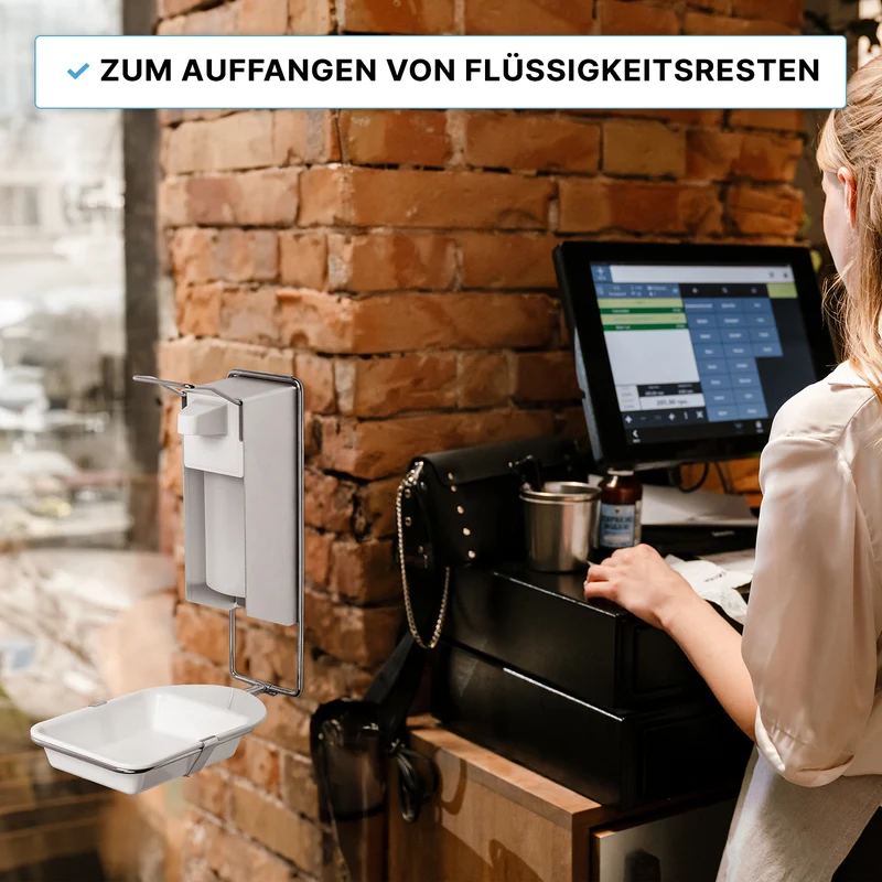 ARNOMED DISPENSER TROPFSCHALE Auffangschale/Tropfschale für ARNOMED DISPENSER Seifen- und Desinfektionsmittelspender