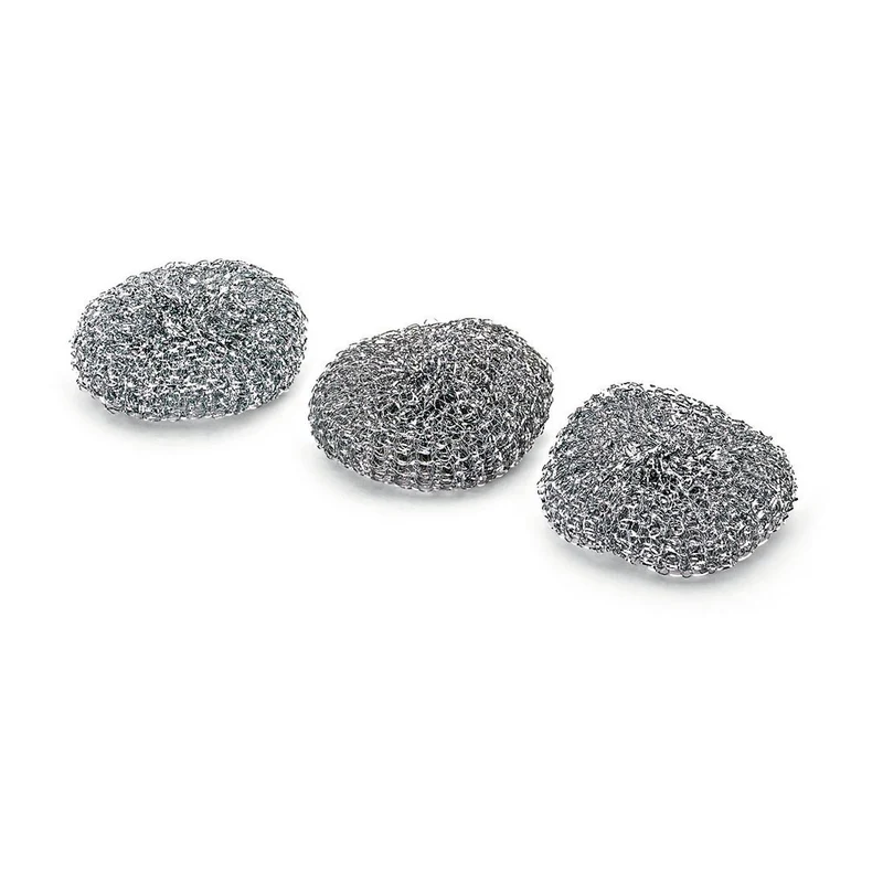 Nölle Profi Brush Topfreiniger, 3er-Pack Metall, 30 Gramm insgesamt | 1 Stück