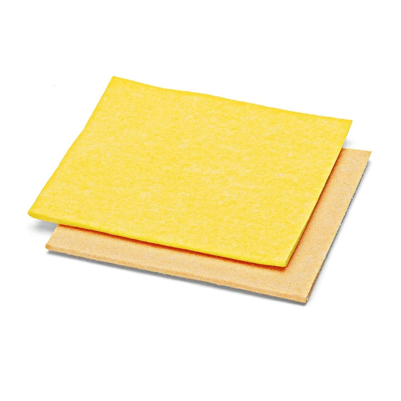 Nölle Profi Brush Allzwecktuch Vlies, 40x38 cm, farbig sortiert für Reinigung | Packung (20 Tücher)