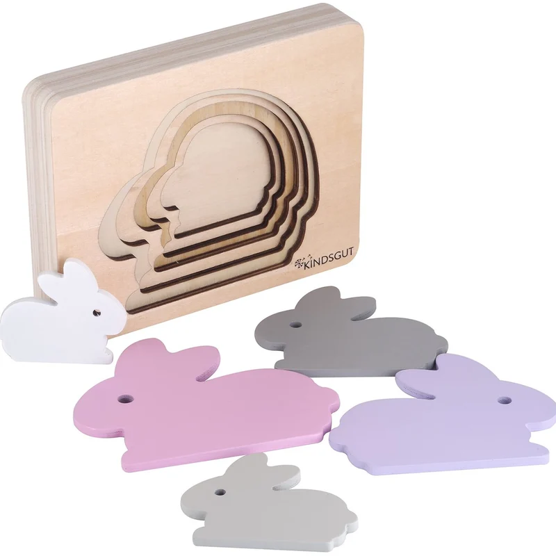 Kindsgut Tier-Puzzle "Hase"