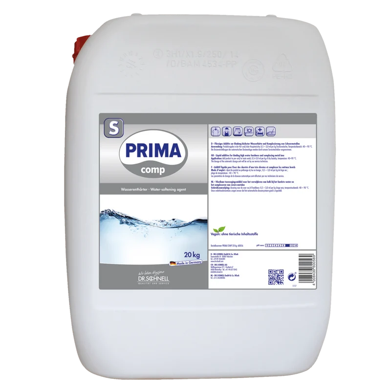 Dr. Schnell PRIMA COMP Flüssiger Komplexbildner für Wäschehygiene, DRS Dosierung | Kanister (20 kg)