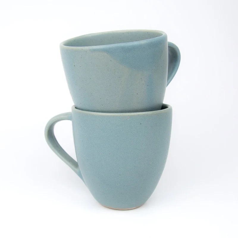atisan Steingut Tasse Badai stein-blau
