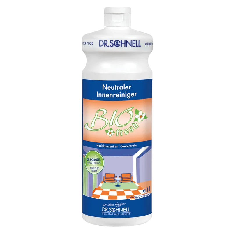 Dr. Schnell BIOFRESH Probiotischer Geruchstilger für Gebäudereinigung, Raumfrische | Flasche (1 l)