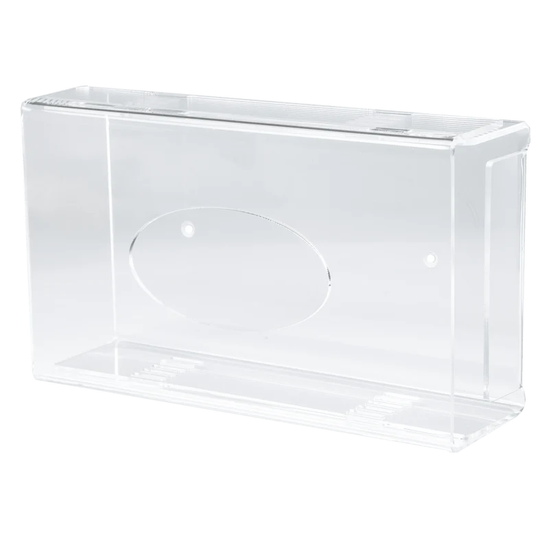 Einmalhandschuh Spender, Handschuh-Dispenserhalter, 250 x 135 x 55-90 mm, transparent, milchig, Acryl | 1 Stück