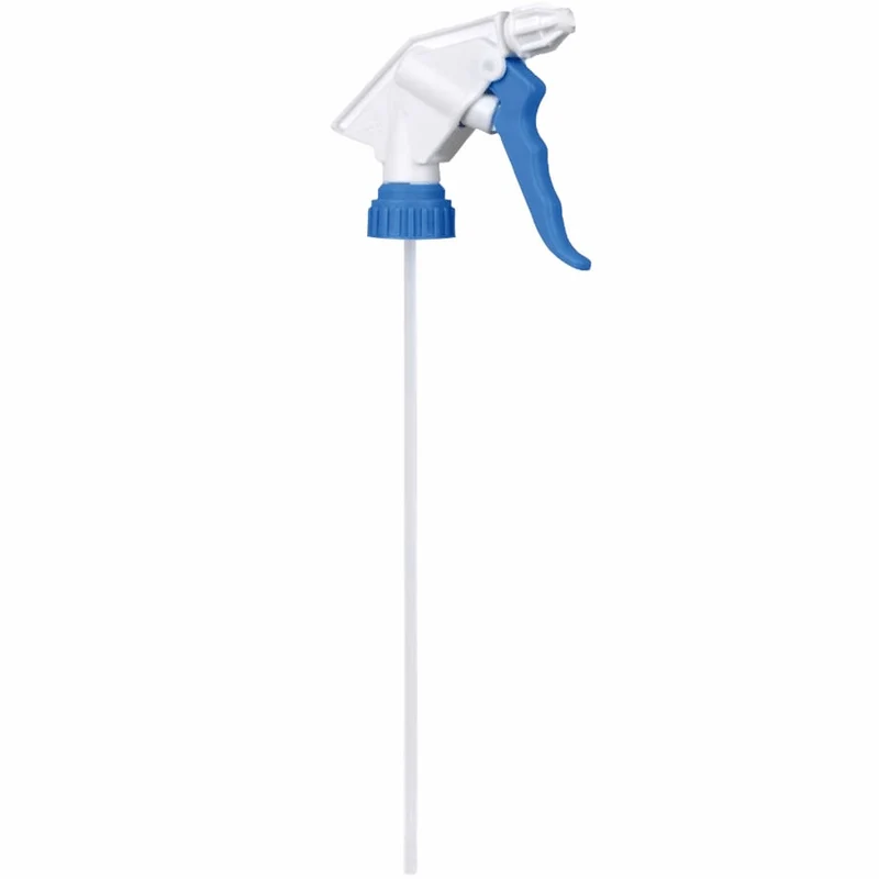 Dr. Schnell Sprühkopf weiß/blau mit Steigrohr 26 cm, Flaschensprüher Zubehör | Packung (1 Stück)