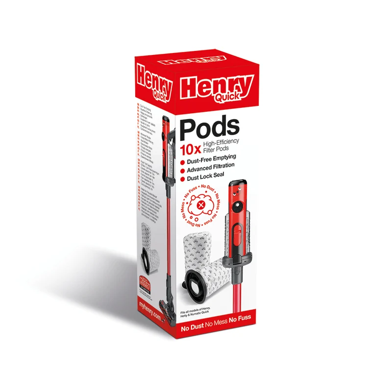Numatic Filter-Pods für alle Quick-Modelle (1 VE=10 Stück) | Packung (1 Stück)
