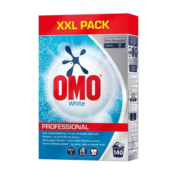 OMO Professional White, Vollwaschmittel XXL Pack | Packung (7 kg)