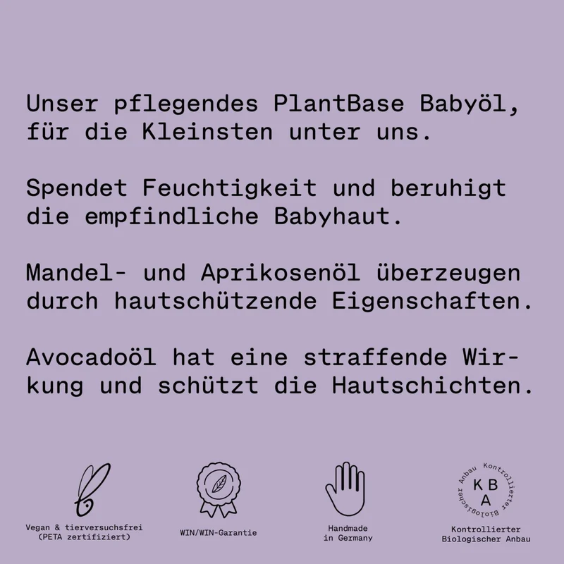 PlantBase Babyöl 100 ml