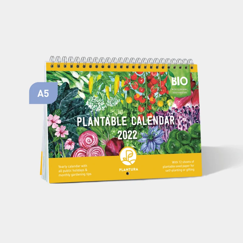Plantura DIN A5 "Einpflanzbarer Kalender 2022"