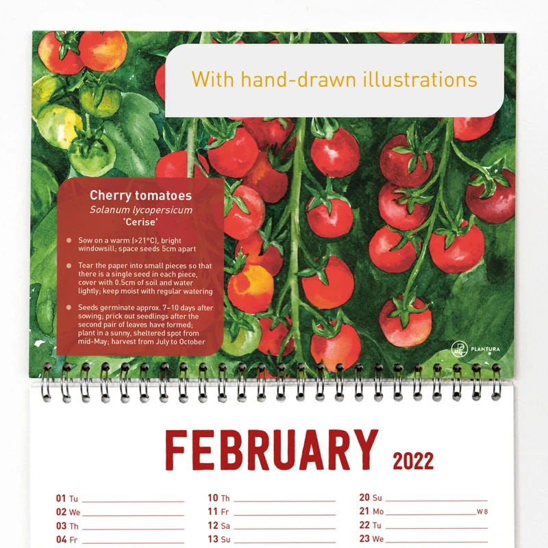 Plantura DIN A5 "Einpflanzbarer Kalender 2022"