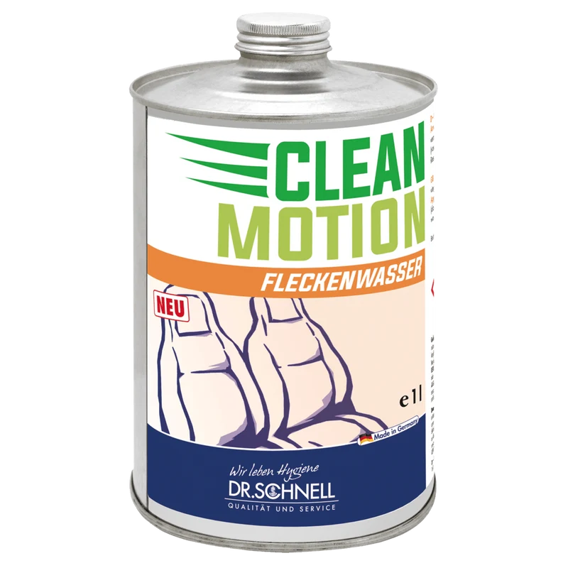 Dr. Schnell CLEANMOTION Fleckenwasser, effektiver Fahrzeuginnenreiniger | Dose (1 l)