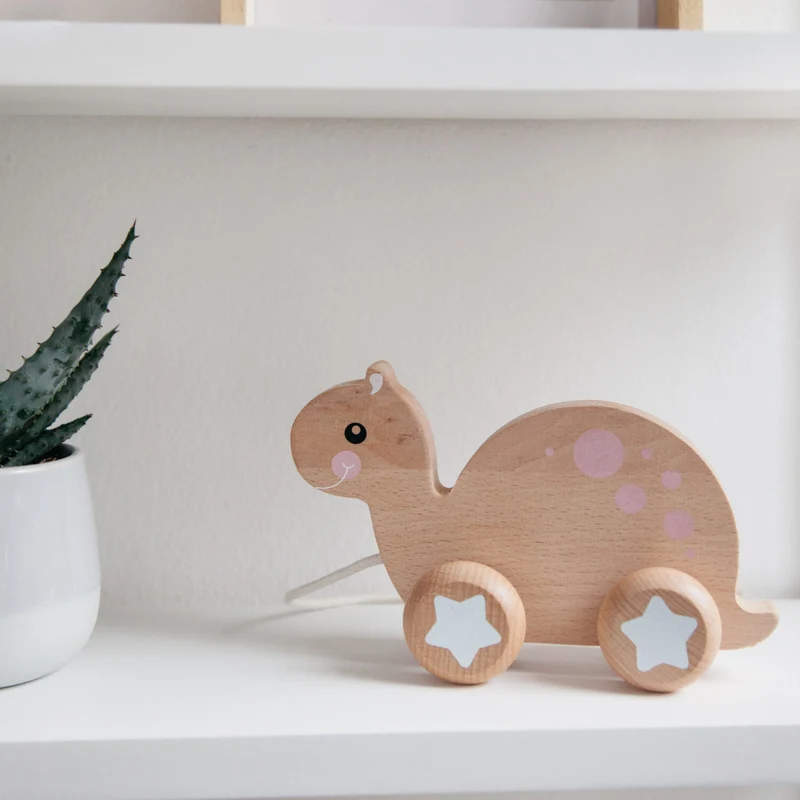 KINDSGUT Holz-Ziehtier "Schildkröte"
