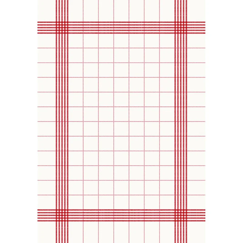 Tischserviette 38x54 cm, rot - Hochwertige Baumwolle für Festlichkeiten | Packung (250 Stück)