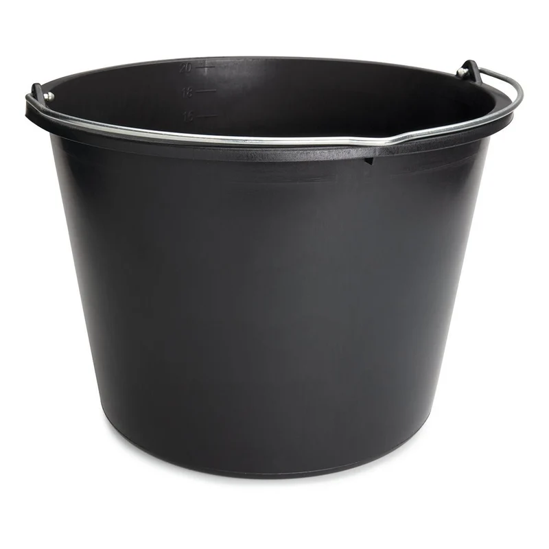 Nölle Profi Brush Baueimer, Kunststoff - schwarz