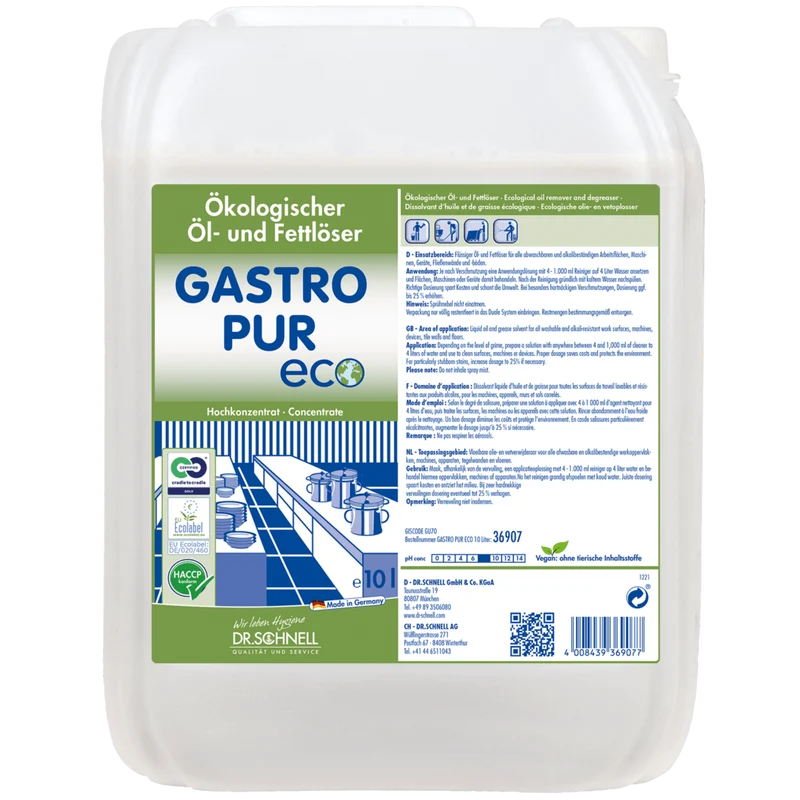 Dr. Schnell GASTRO PUR ECO Öl- und Fettlöser für Oberflächen