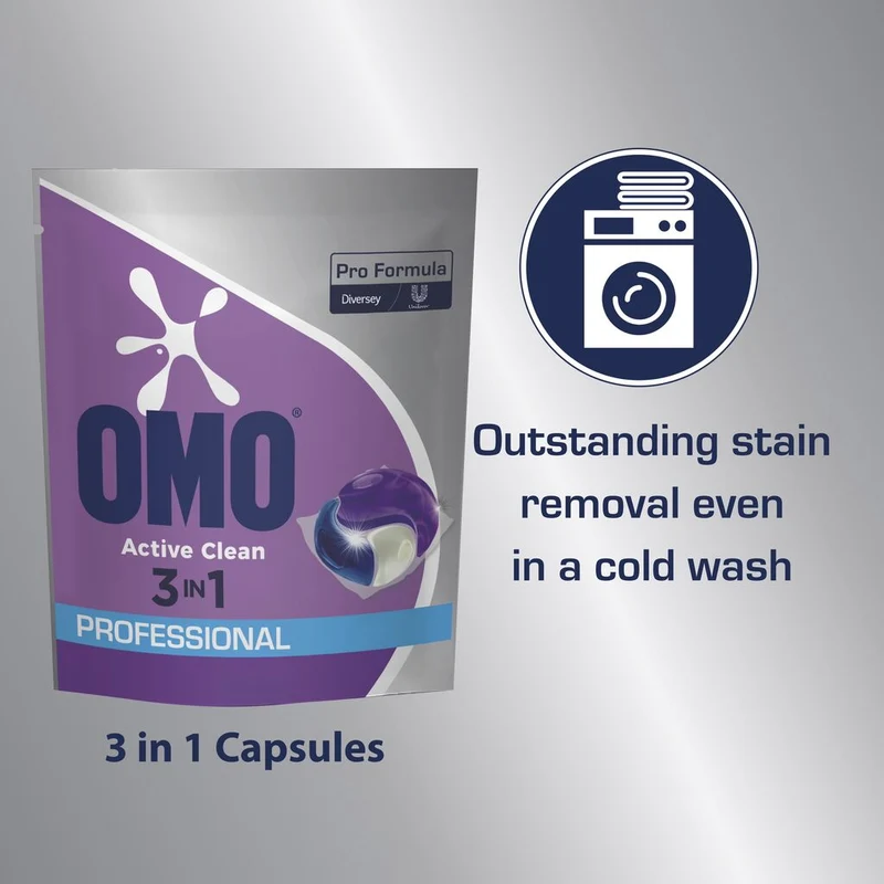 Omo Professional Active Clean 3in1 Kapseln | Packung (80 Tabs)
