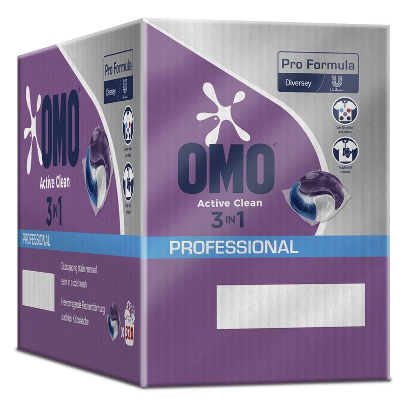 Omo Professional Active Clean 3in1 Kapseln | Packung (80 Tabs)