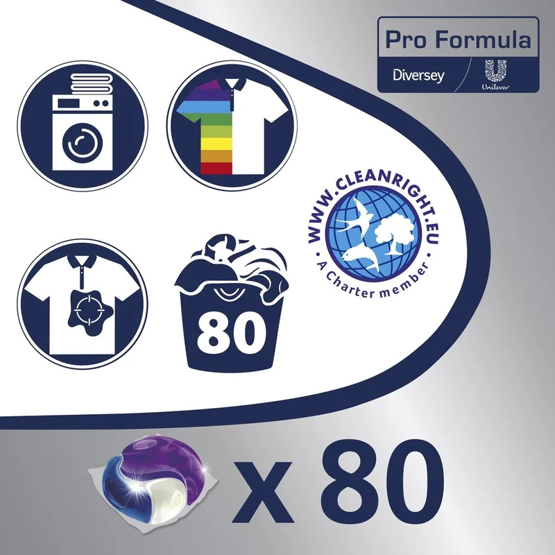 Omo Professional Active Clean 3in1 Kapseln | Packung (80 Tabs)