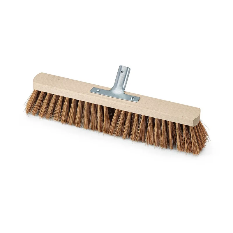 Nölle Profi Brush Saalbesen 50 cm Poly-Kokos mit Metallstielhalter | 1 Stück