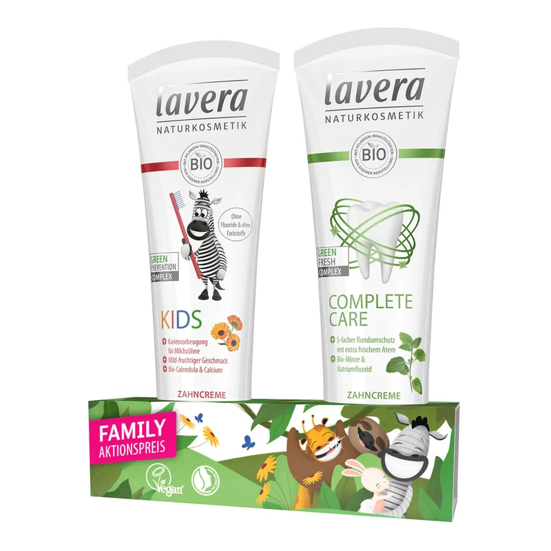 lavera Zahncreme "Family Vorteilspack" 150 ml