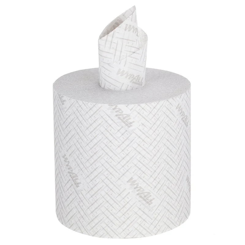 WypAll® L10 Papierwischtuch für Lebensmittel & Hygiene - Zentralentnahme / Weiß - 6 Rolls x 800 Sheets | Karton (6 Rollen)