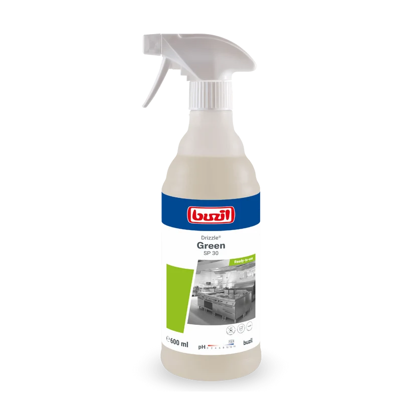 Drizzle® Green Öl- und Fettlöser farblos - hellgelb | Flasche (600 ml)