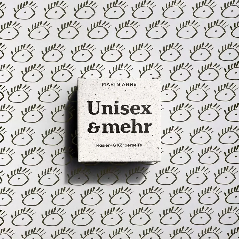 MARI&ANNE Rasierseife mit Dose "Unisex und Mehr" 80g