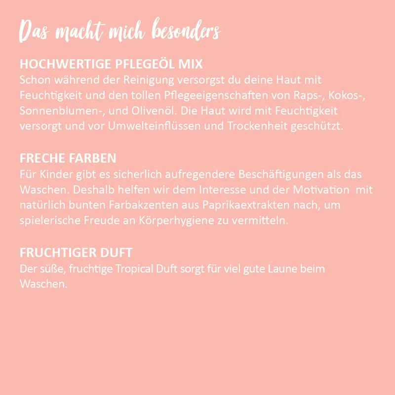 puremetics Kinderseife "Tropical" 60 g